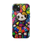 Pop Patchwork Kitty Tough Phone Case Printify