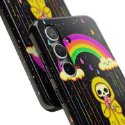 Rainbow Skeleton Lollipop Tough Phone Case LavenderCeleste
