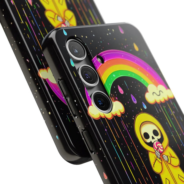 Rainbow Skeleton Lollipop Tough Phone Case LavenderCeleste