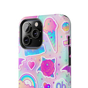 Pastel Goth Kawaii Graveyard Tough Phone Case LavenderCeleste