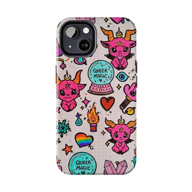 Queer Magic Pride Witchcore Tough Phone Case LavenderCeleste