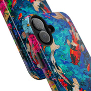 Vibrant Koi Pond Pop Art Tough Phone Case