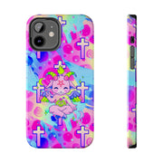 Pastel Goth Kawaii Baphomet Tough Phone Case LavenderCeleste