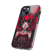 Kawaii Gothpunk Red Heart Tough Phone Case