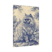 Persian Cat Canvas by Jouy Matte Canvas Art LavenderCeleste