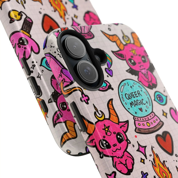 Queer Magic Pride Witchcore Tough Phone Case LavenderCeleste