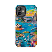 Sydney Collage Skyline Art Tough Phone Case LavenderCeleste