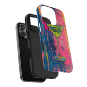 Neon Martini Pop Art Tough Phone Case Printify
