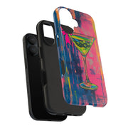 Neon Martini Pop Art Tough Phone Case Printify