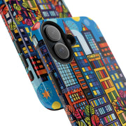 Upper Eastside NYC Pop Art Tough Phone Case LavenderCeleste