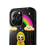 Rainbow Skeleton Lollipop Tough Phone Case LavenderCeleste