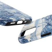 San Francisco Toile de Jouy Scenic Tough Phone Case LavenderCeleste