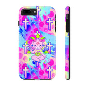Pastel Goth Kawaii Baphomet Tough Phone Case LavenderCeleste