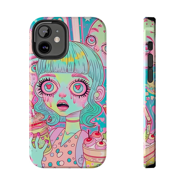 Kawaii Diner Zombies Pastel Chaos Tough Phone Case