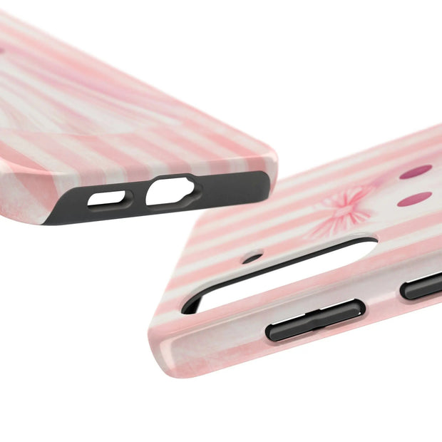 Pink Coquette Ghost Tough Phone Case - LavenderCeleste