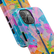 Toronto Pop Art Collage Skyline Tough Phone Case LavenderCeleste