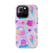 Pastel Goth Kawaii Graveyard Tough Phone Case LavenderCeleste