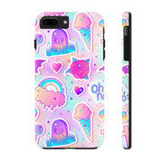 Pastel Goth Kawaii Graveyard Tough Phone Case LavenderCeleste