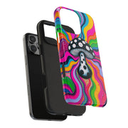Psychedelic Rainbow Mushroom Art – Trippy Tough Case LavenderCeleste