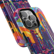 San Diego Skyline Pop Art Tough Phone Case LavenderCeleste