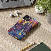 San Diego Skyline Pop Art Tough Phone Case LavenderCeleste