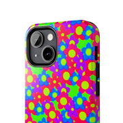 Retro Kawaii Bright Floral Pattern Tough Phone Case