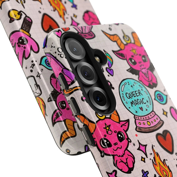 Queer Magic Pride Witchcore Tough Phone Case LavenderCeleste