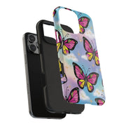 Retro Pop Art Butterfly Sky Tough Phone Case
