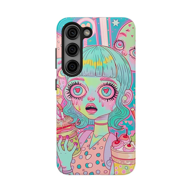 Kawaii Diner Zombies Pastel Chaos Tough Phone Case