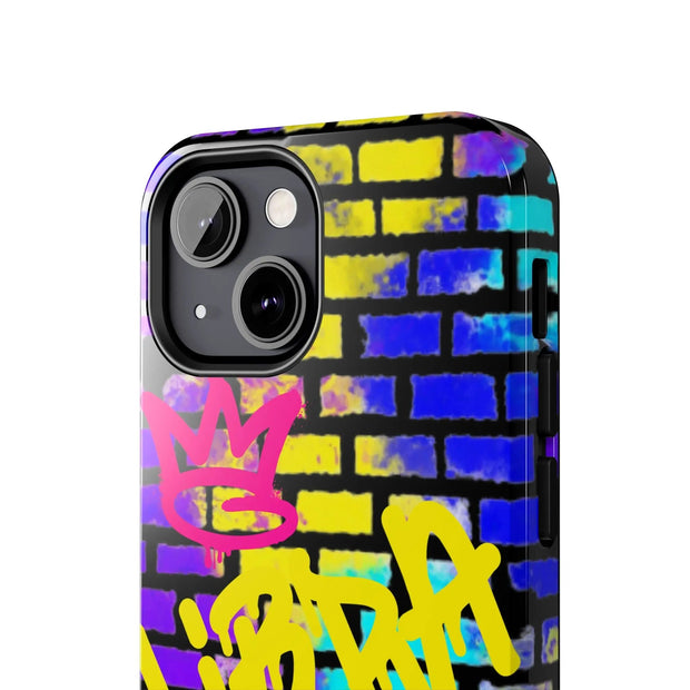 Libra Graffiti Wall Tough Phone Case – Vibrant Zodiac Street Art Design