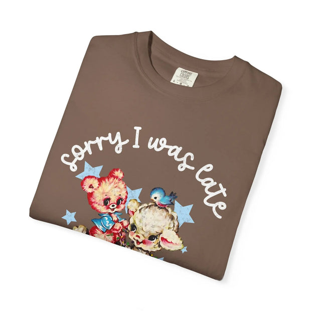 Sorry I Was Late I Was Dilly Dallying Comfort Colors Tee LavenderCeleste