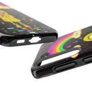 Rainbow Skeleton Lollipop Tough Phone Case LavenderCeleste