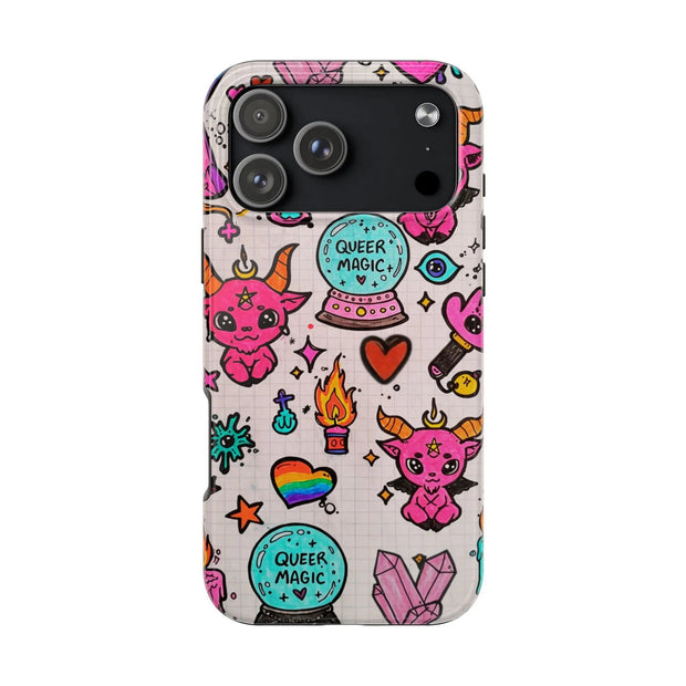 Queer Magic Pride Witchcore Tough Phone Case LavenderCeleste