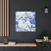 Ragdoll Toile Matte Canvas Art Print LavenderCeleste