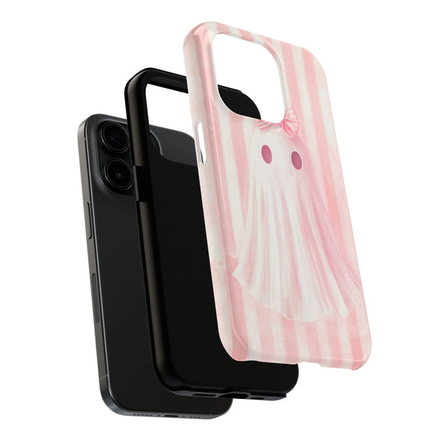 Pink Coquette Ghost Tough Phone Case - LavenderCeleste