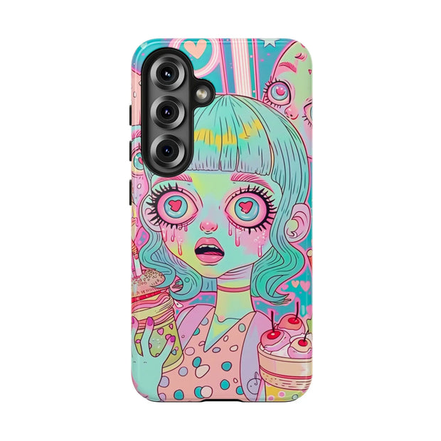 Kawaii Diner Zombies Pastel Chaos Tough Phone Case