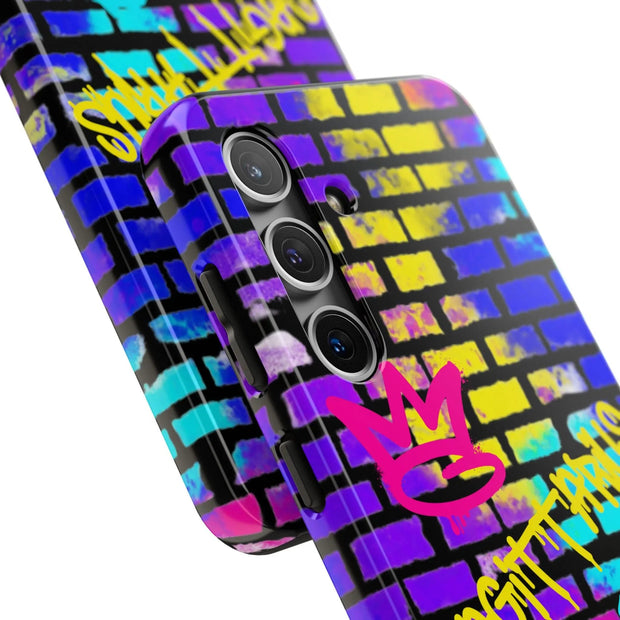 Sagittarius Graffiti Wall Zodiac Tough Phone Case LavenderCeleste