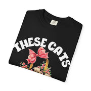 These Cats Think You Are a Twat Funny Comfort Colors Tee LavenderCeleste