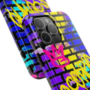 Scorpio Graffiti Wall Zodiac Tough Phone Case LavenderCeleste