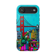 San Francisco Pop Art Colorful City Tough Phone Case LavenderCeleste