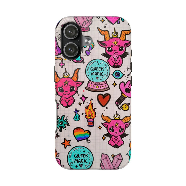 Queer Magic Pride Witchcore Tough Phone Case LavenderCeleste