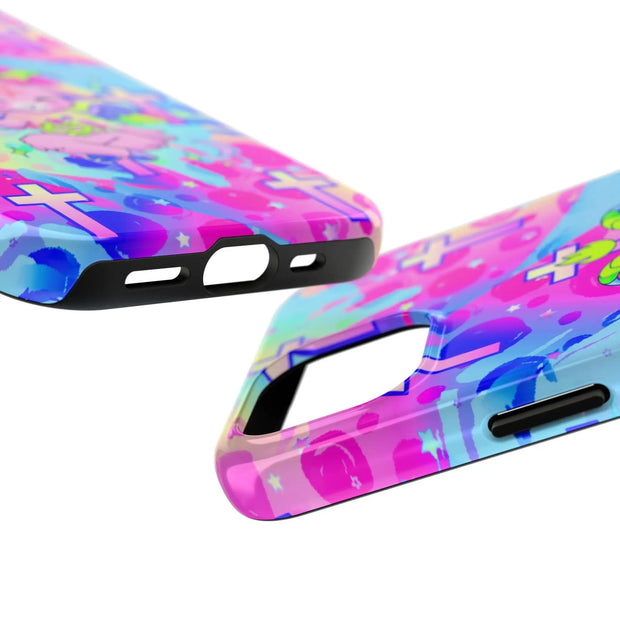 Pastel Goth Kawaii Baphomet Tough Phone Case LavenderCeleste