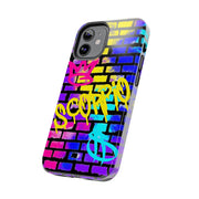 Scorpio Graffiti Wall Zodiac Tough Phone Case LavenderCeleste
