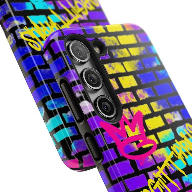 Sagittarius Graffiti Wall Zodiac Tough Phone Case LavenderCeleste