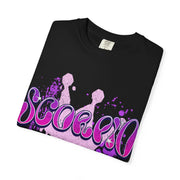 Scorpio Queen Graffiti Zodiac Comfort Colors Tee LavenderCeleste