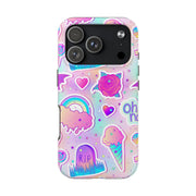 Pastel Goth Kawaii Graveyard Tough Phone Case LavenderCeleste