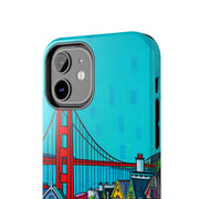 San Francisco Pop Art Colorful City Tough Phone Case LavenderCeleste