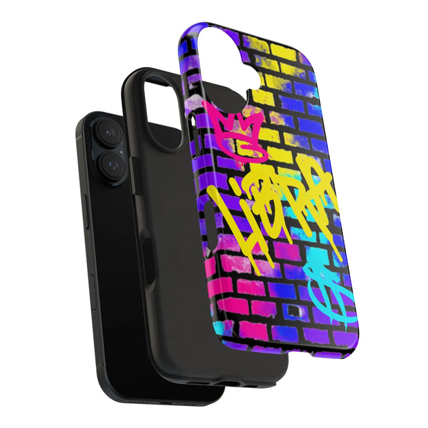 Libra Graffiti Wall Tough Phone Case – Vibrant Zodiac Street Art Design