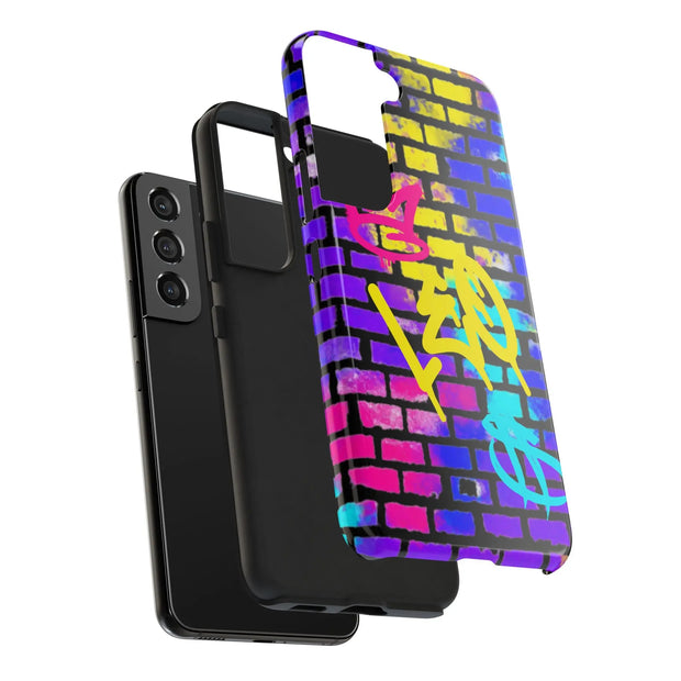 Leo Zodiac Graffiti Tough Phone Case – Vibrant Street Art Zodiac Design