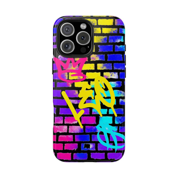 Leo Zodiac Graffiti Tough Phone Case – Vibrant Street Art Zodiac Design
